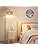 DwellGlow: Farmhouse Floor Lamp, 68''Tall Lamp for Living Room with Remote 3 Color Temperatures Boho Standing Lamp with Rattan Shades for Bedroom Study Room Office Hotel, Bulb Include