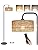 DwellGlow: Farmhouse Floor Lamp, 68''Tall Lamp for Living Room with Remote 3 Color Temperatures Boho Standing Lamp with Rattan Shades for Bedroom Study Room Office Hotel, Bulb Include